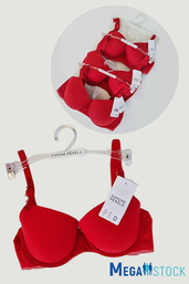 Красные бюстгальтеры Simone Perele (Франция), сток оптом