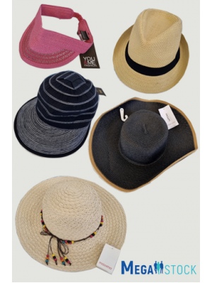 Летние головные уборы, сток оптом