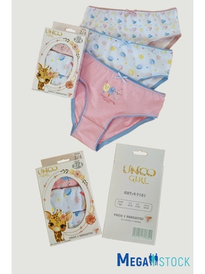 Unco Underwear трусы для девочек (упаковка, 3 шт.)