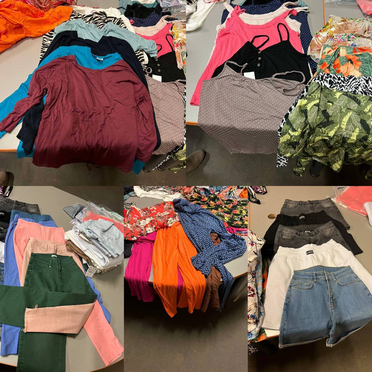 8,50 €/кг – женская одежда микс, 436 кг, новая мода без бирок, категория A, немецкие и европейские бренды, в наличии